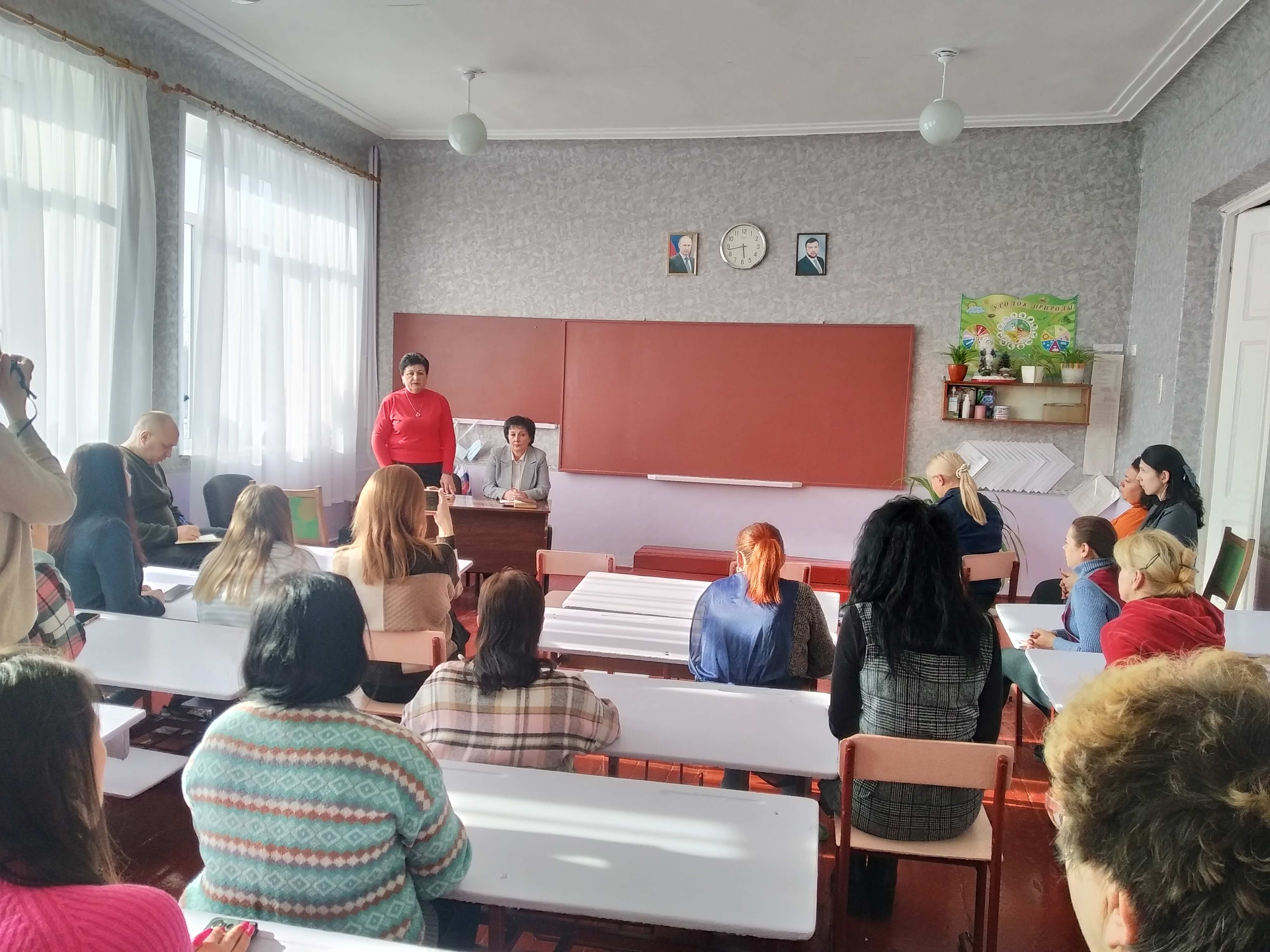 Встреча с населением на подведомственной территории Советского внутригородского района города Макеевки.